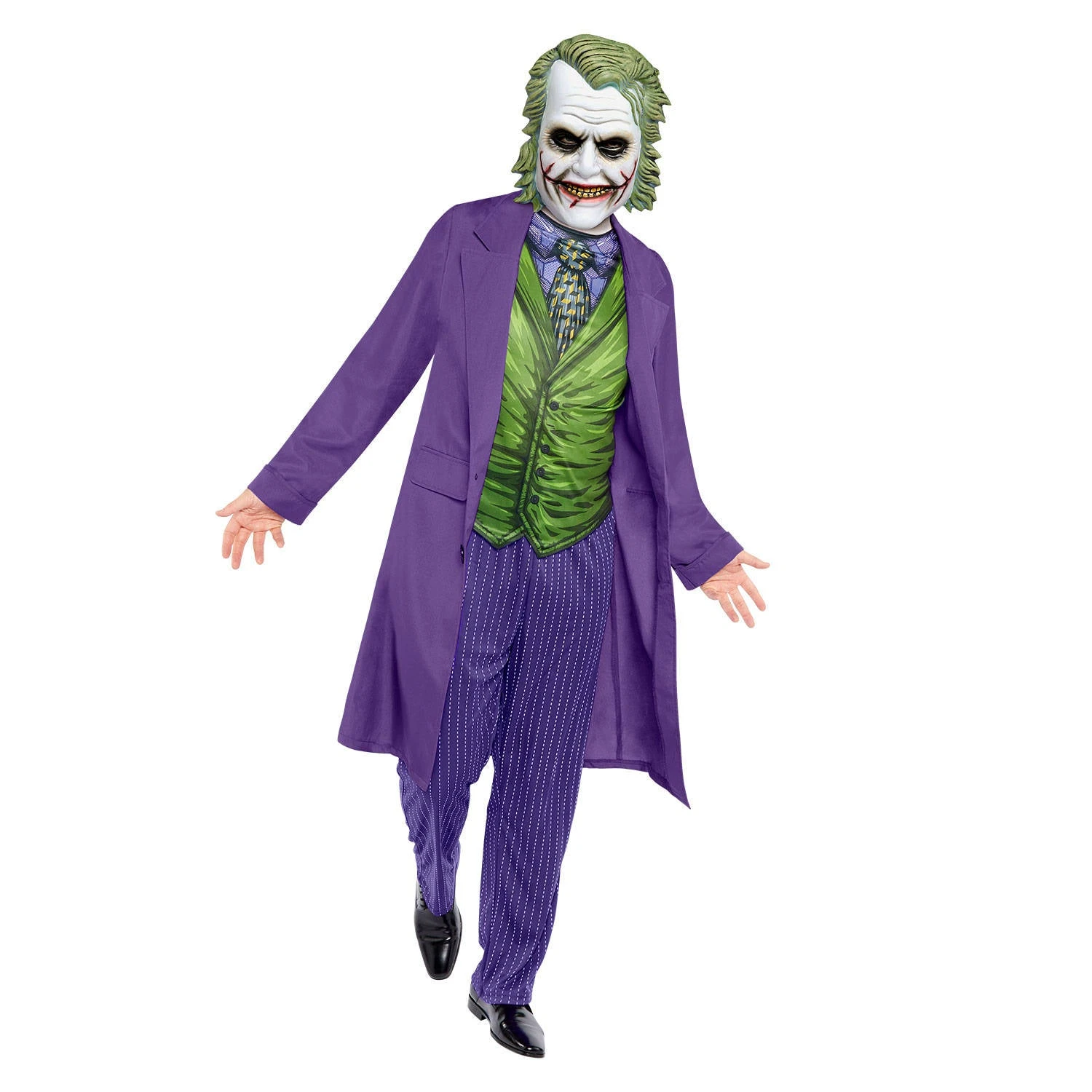 Boys Guason Costume Dark Knight Joker Halloween Outfit Kids Purple Joker Suit 2 Boys Guason Costume Dark Knight Joker Halloween Outfit Kids Purple Joker Suit - Image 2