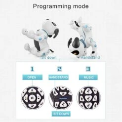 K16A Electronic Pets Remote Control Programable Robot Stunt Intelligent Dog With Sound Interactive 12 K16A Electronic Pets Remote Control Programable Robot Stunt Intelligent Dog With Sound Interactive -Children Toys Sale K16AElectronicPetsRCAnimalProgramableRobot 10