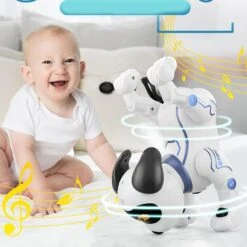 K16A Electronic Pets Remote Control Programable Robot Stunt Intelligent Dog With Sound Interactive 18 K16A Electronic Pets Remote Control Programable Robot Stunt Intelligent Dog With Sound Interactive -Children Toys Sale K16AElectronicPetsRCAnimalProgramableRobot 7