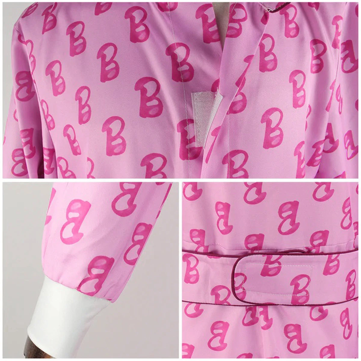 Men's Ryan Gosling Jumpsuit Pink Clothing Ryan Gosling Cosplay Costume For Halloween 6 Men's Ryan Gosling Jumpsuit Pink Clothing Ryan Gosling Cosplay Costume For Halloween - Image 6