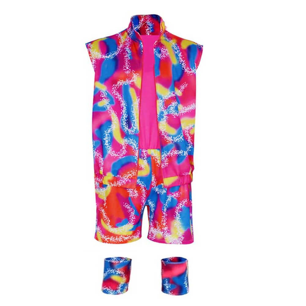 Kids Roller Skater Outfit Boys And Girls 80s Retro Workout Halloween Costume 3 Kids Roller Skater Outfit Boys And Girls 80s Retro Workout Halloween Costume - Image 3