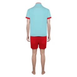 Ryan Gosling Costume Blue Shirt And Red Shorts Suit Men's Beach Vacation Outfit -Children Toys Sale Ken cosplay costume 2