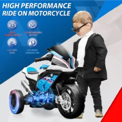 Kids 12V Ride On Motorcycle Battery Powered Electric Ride On Car With LED Lights & Music -Children Toys Sale Kids 12V Ride on Motorcycle 9