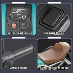 Kids 3-wheel Ride On Car 6V Electric Motorcycle Bluetooth Early Education Car -Children Toys Sale Kids 3 wheel Ride on Car 4