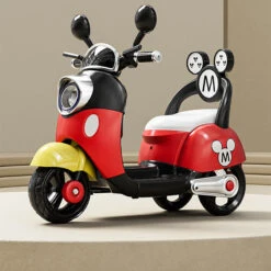 Kids 6V Electric Motorcycle 3-Wheel Stable Ride On Toys Cartoon Key Start Motorcycle -Children Toys Sale Kids 6VElectric Motorcycle 7