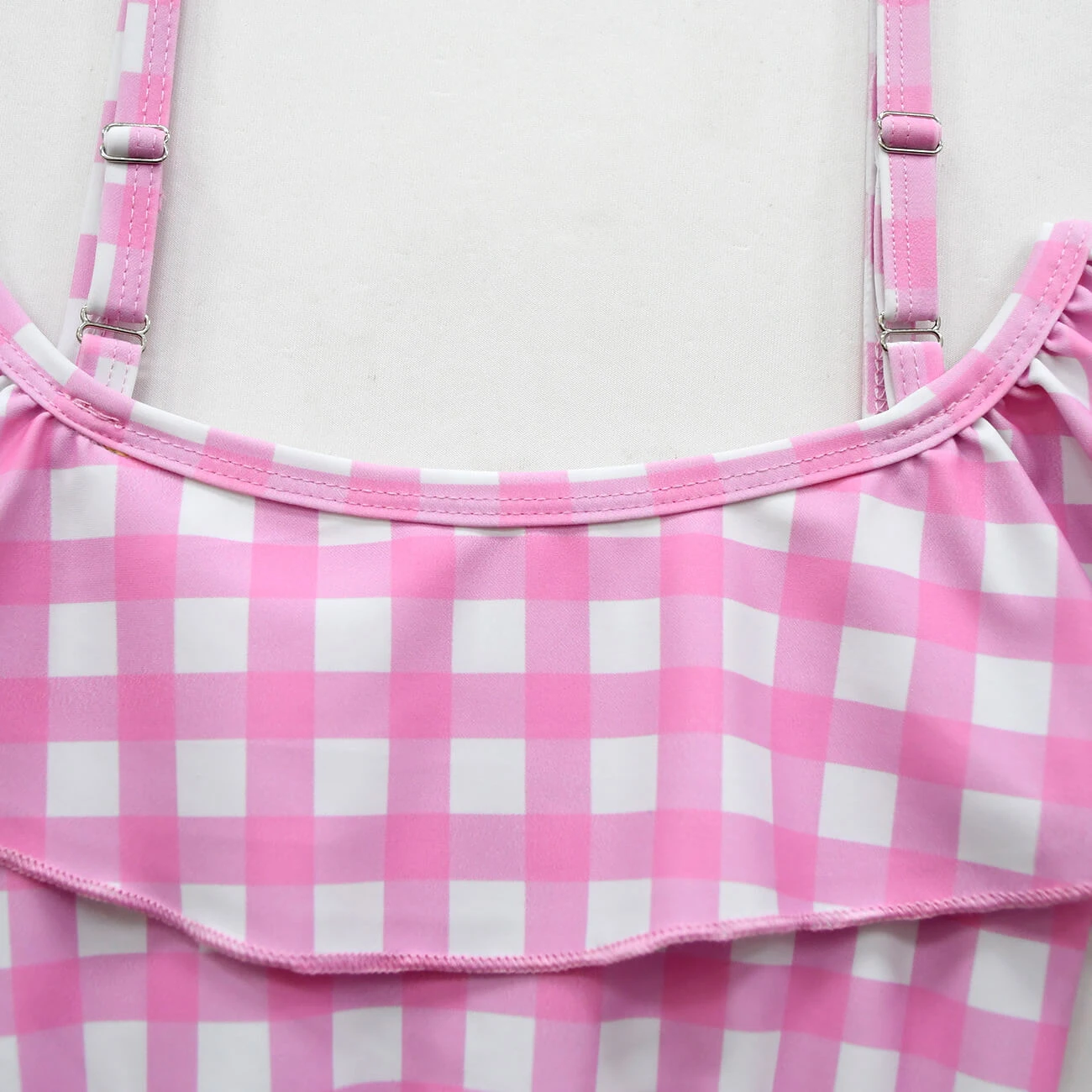 Kids Pink Swimwear Girls Beach Swimsuits Summer Poolside Top And Bottom 3 Kids Pink Swimwear Girls Beach Swimsuits Summer Poolside Top And Bottom - Image 3