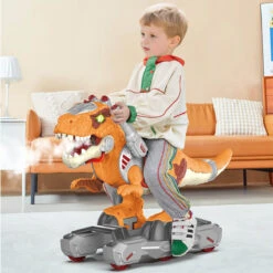 Kids Dinosaur Ride On Car Spray T-Rex Outdoor Indoor Ride-On Toy With Light & Music 10 Kids Dinosaur Ride On Car Spray T-Rex Outdoor Indoor Ride-On Toy With Light & Music -Children Toys Sale Kids Dinosaur Ride On Car 4 062688b9 7ff6 4c26 9426 2de000c014ba