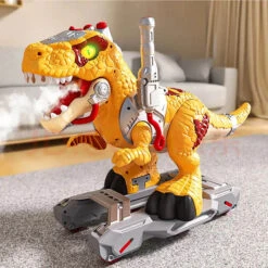 Kids Dinosaur Ride On Car Spray T-Rex Outdoor Indoor Ride-On Toy With Light & Music 14 Kids Dinosaur Ride On Car Spray T-Rex Outdoor Indoor Ride-On Toy With Light & Music -Children Toys Sale Kids Dinosaur Ride On Car 6