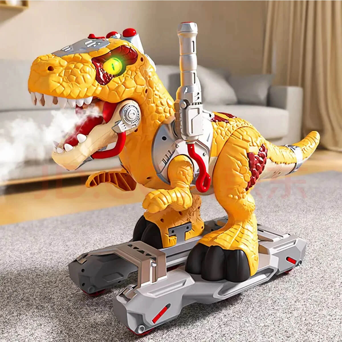 Kids Dinosaur Ride On Car Spray T-Rex Outdoor Indoor Ride-On Toy With Light & Music 6 Kids Dinosaur Ride On Car Spray T-Rex Outdoor Indoor Ride-On Toy With Light & Music - Image 6