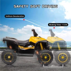 6V Kids ATV Dual Motors 4 Wheeler Off-Road Electric ATV Ride On Car Wih Light Music For Boys & Girls -Children Toys Sale Kids Electric ATV 4 Wheeler Car 7