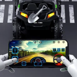 12V Kids Electric Car With Remote 4-Wheel Ride On Car W/ Shovel Light & Music For Boys & Girls -Children Toys Sale Kids Electric Car with Remote 10