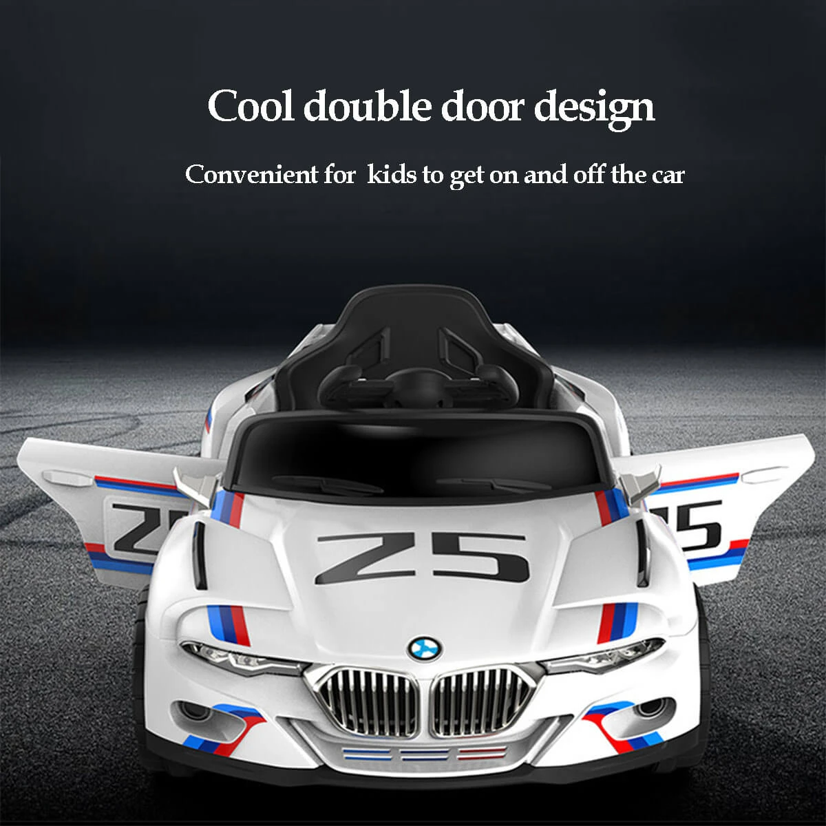 Kids Electric Car With Remote Control Ride On Car W/Rocking Function Light & Music For Boys & Girls 3 Kids Electric Car With Remote Control Ride On Car W/Rocking Function Light & Music For Boys & Girls - Image 3