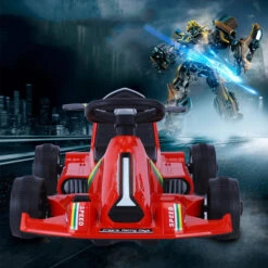 Kids Electric Go Kart With Remote 12V Battery Powered Drift Car Ride On Cars With Music & Light For Boys Girls 21 Kids Electric Go Kart With Remote 12V Battery Powered Drift Car Ride On Cars With Music & Light For Boys Girls -Children Toys Sale Kids Electric Go Kart with Remote 12
