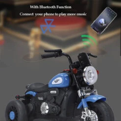 Kids Electric Motorcycle With Remote 3 Wheels Car Dual Drive With Music & Light For Boys & Girls -Children Toys Sale Kids Electric Motorcycle with Remote 2