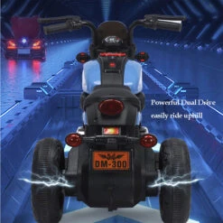 Kids Electric Motorcycle With Remote 3 Wheels Car Dual Drive With Music & Light For Boys & Girls -Children Toys Sale Kids Electric Motorcycle with Remote 3