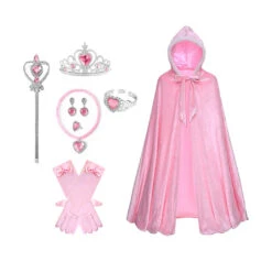 Girls Glinda Dress The Good Witch Pink Glinda Outfit Wicked Cosplay Costume 4-12 Years Old -Children Toys Sale Kids Glinda Dress Wicked Cosplay Accessories
