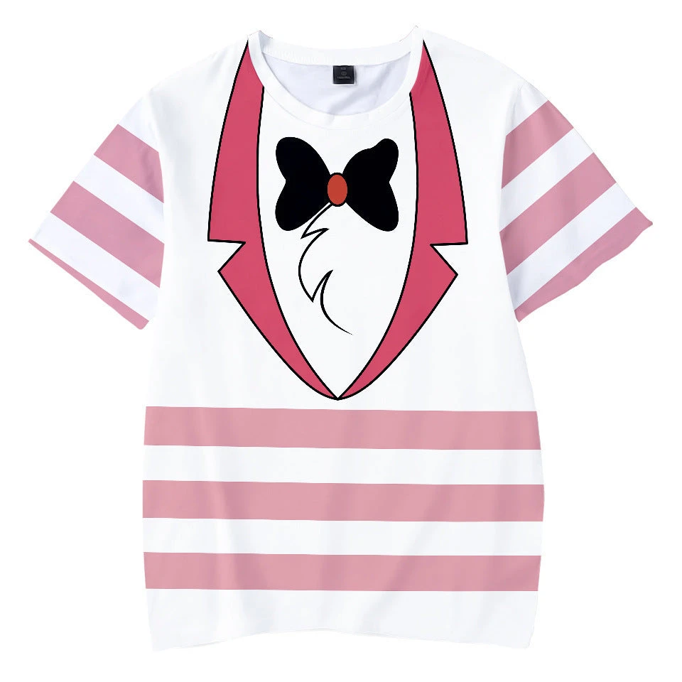 Kids Hazbin Hotel Hoodies And T-shirts Party Dress-Up Outfits Halloween Cosplay Costume 5 Kids Hazbin Hotel Hoodies And T-shirts Party Dress-Up Outfits Halloween Cosplay Costume - Image 5