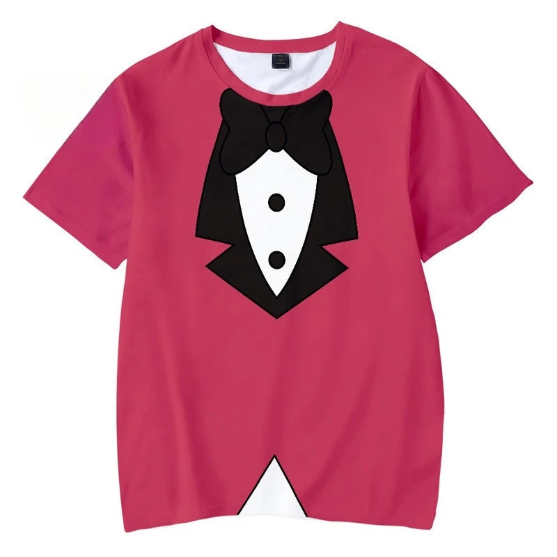 Kids Hazbin Hotel Hoodies And T-shirts Party Dress-Up Outfits Halloween Cosplay Costume 9 Kids Hazbin Hotel Hoodies And T-shirts Party Dress-Up Outfits Halloween Cosplay Costume - Image 9