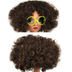 Kids Mirabel Dress With Bag And Wig Glasses Girl's Magical Mardrigal Costume Full Set -Children Toys Sale Kids Mirabel Dress Bag Wig 2