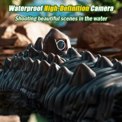 Kids RC Boat 2.4G Remote Control Mosasaur Waterproof Electric Summer Water Toy -Children Toys Sale Kids RC Boat Remote Control Mosasaur 8