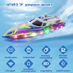Kids RC Boat 2.4G Remote And Gesture Control 20KM/H Fast Boat Waterproof Toys -Children Toys Sale Kids Remote Control Boat 5