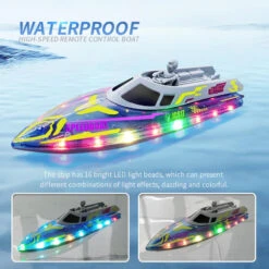 Kids RC Boat 2.4G Remote And Gesture Control 20KM/H Fast Boat Waterproof Toys -Children Toys Sale Kids Remote Control Boat 7