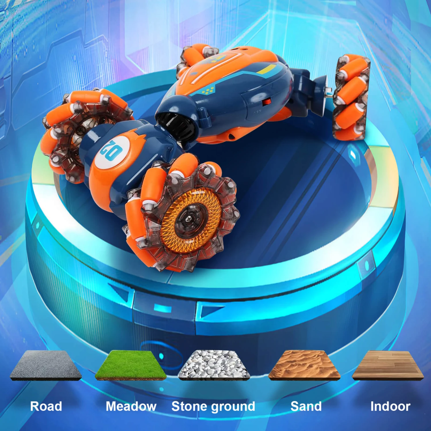 Kids Remote Control Stunt Car 360° Twist Climbing Car 3 Control Methods With Light Music 7 Kids Remote Control Stunt Car 360° Twist Climbing Car 3 Control Methods With Light Music - Image 7