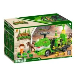 Kids Ride On Dinosaur Car Transformable Parking Lot With Music Story For Girls & Boys 21 Kids Ride On Dinosaur Car Transformable Parking Lot With Music Story For Girls & Boys -Children Toys Sale Kids Ride On Car Dinosaur Playset Pack