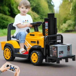 6V Kids Ride On Forklift Car Electric Fork Truck With Liftable Fork And Pallet For Boys Girls 13 6V Kids Ride On Forklift Car Electric Fork Truck With Liftable Fork And Pallet For Boys Girls -Children Toys Sale Kids Ride On Forklift Car 2