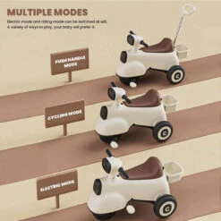 6V Kids Ride On Motorcycle 3-in-1 Electric Motorcycle With Push Handle Battery Powered Ride On Car 13 6V Kids Ride On Motorcycle 3-in-1 Electric Motorcycle With Push Handle Battery Powered Ride On Car -Children Toys Sale Kids Ride On Motorcycle 1