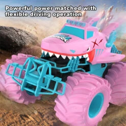 Kids Shark RC Amphibious Car Off-road Vehicle 4WD Climbing Monster Car Waterproof 13 Kids Shark RC Amphibious Car Off-road Vehicle 4WD Climbing Monster Car Waterproof -Children Toys Sale Kids Shark RC Amphibious Car 2