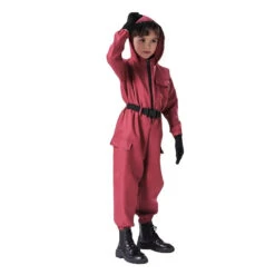 Kids Guard Costume Game Cosplay Soldier Overal And Mask 16 Kids Guard Costume Game Cosplay Soldier Overal And Mask -Children Toys Sale Kids Squid Game Guard Costume 1