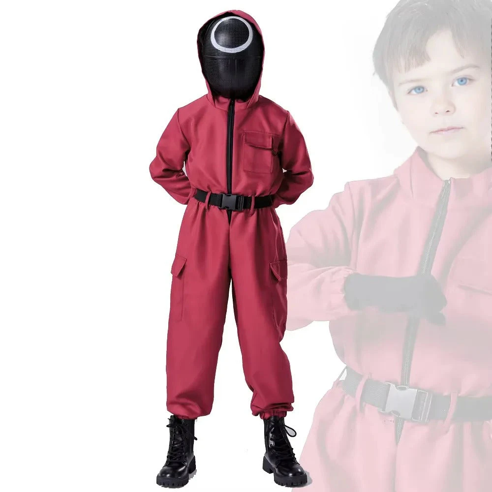 Kids Guard Costume Game Cosplay Soldier Overal And Mask 2 Kids Guard Costume Game Cosplay Soldier Overal And Mask - Image 2