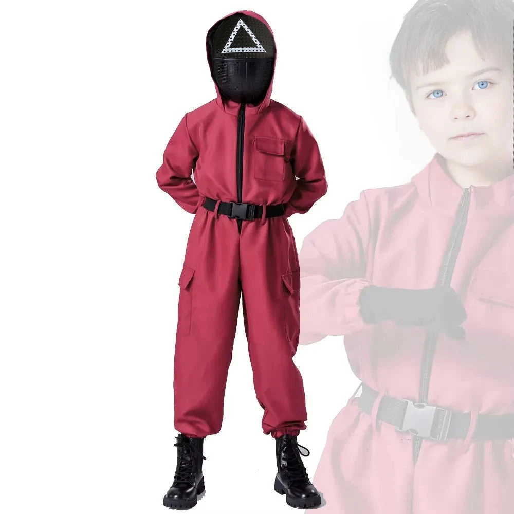 Kids Guard Costume Game Cosplay Soldier Overal And Mask 1 Kids Guard Costume Game Cosplay Soldier Overal And Mask