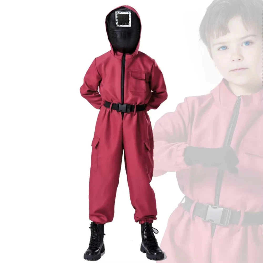 Kids Guard Costume Game Cosplay Soldier Overal And Mask 3 Kids Guard Costume Game Cosplay Soldier Overal And Mask - Image 3