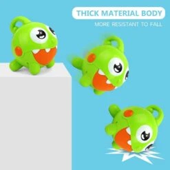 Kids Bubble Toy Little Monster Bubble Maker Automatic Rechargeable Bubble Toy Protable -Children Toys Sale KidsBubbleMachine 1