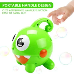 Kids Bubble Toy Little Monster Bubble Maker Automatic Rechargeable Bubble Toy Protable -Children Toys Sale KidsBubbleMachine 2