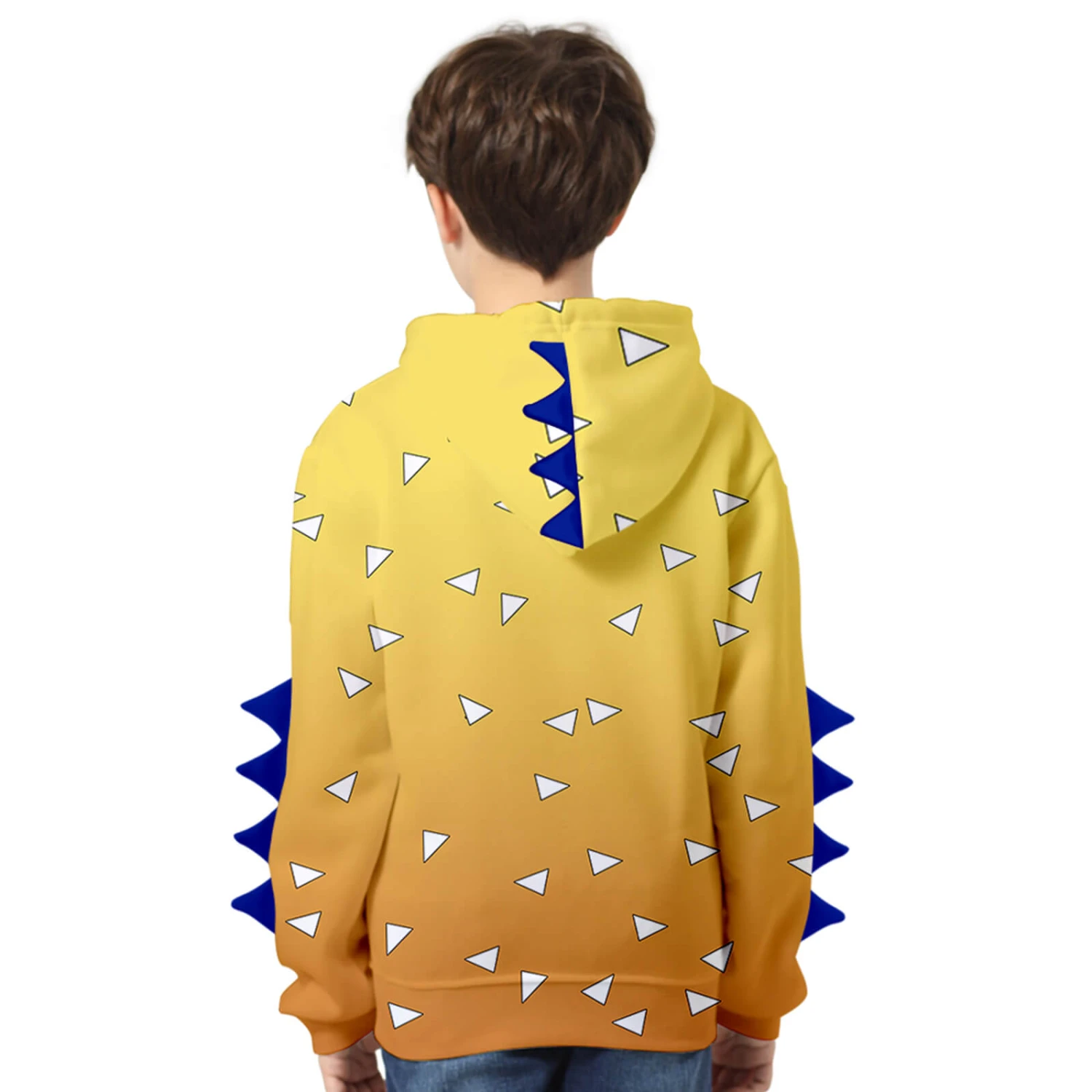 Kids Dinosaur Hoodie And Pants Demon Tanjiro Zenitsu Nezuko Shinobu Giyu Cosplay Suits 15 Kids Dinosaur Hoodie And Pants Demon Tanjiro Zenitsu Nezuko Shinobu Giyu Cosplay Suits - Image 15