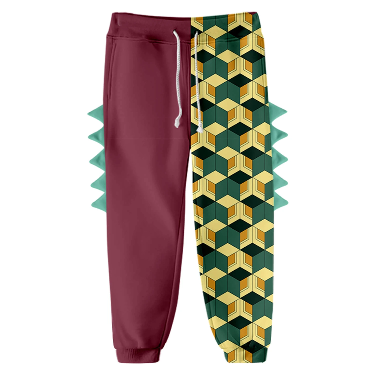 Kids Dinosaur Hoodie And Pants Demon Tanjiro Zenitsu Nezuko Shinobu Giyu Cosplay Suits 5 Kids Dinosaur Hoodie And Pants Demon Tanjiro Zenitsu Nezuko Shinobu Giyu Cosplay Suits - Image 5