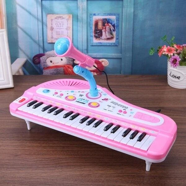 Kids Piano Toy With Keyboard And Microphone, Good Christmas Gift 2 Kids Piano Toy With Keyboard And Microphone, Good Christmas Gift - Image 2
