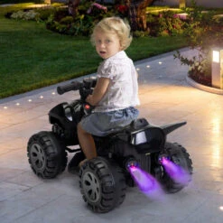Kids 6V Electric Ride-On ATV Quad Car With Music LED Lights And Spray Device -Children Toys Sale Kids 6V Electric Ride On ATV 1