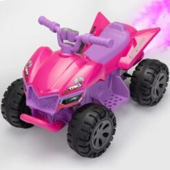 Kids 6V Electric Ride-On ATV Quad Car With Music LED Lights And Spray Device -Children Toys Sale Kids 6V Electric Ride On ATV Quad 3