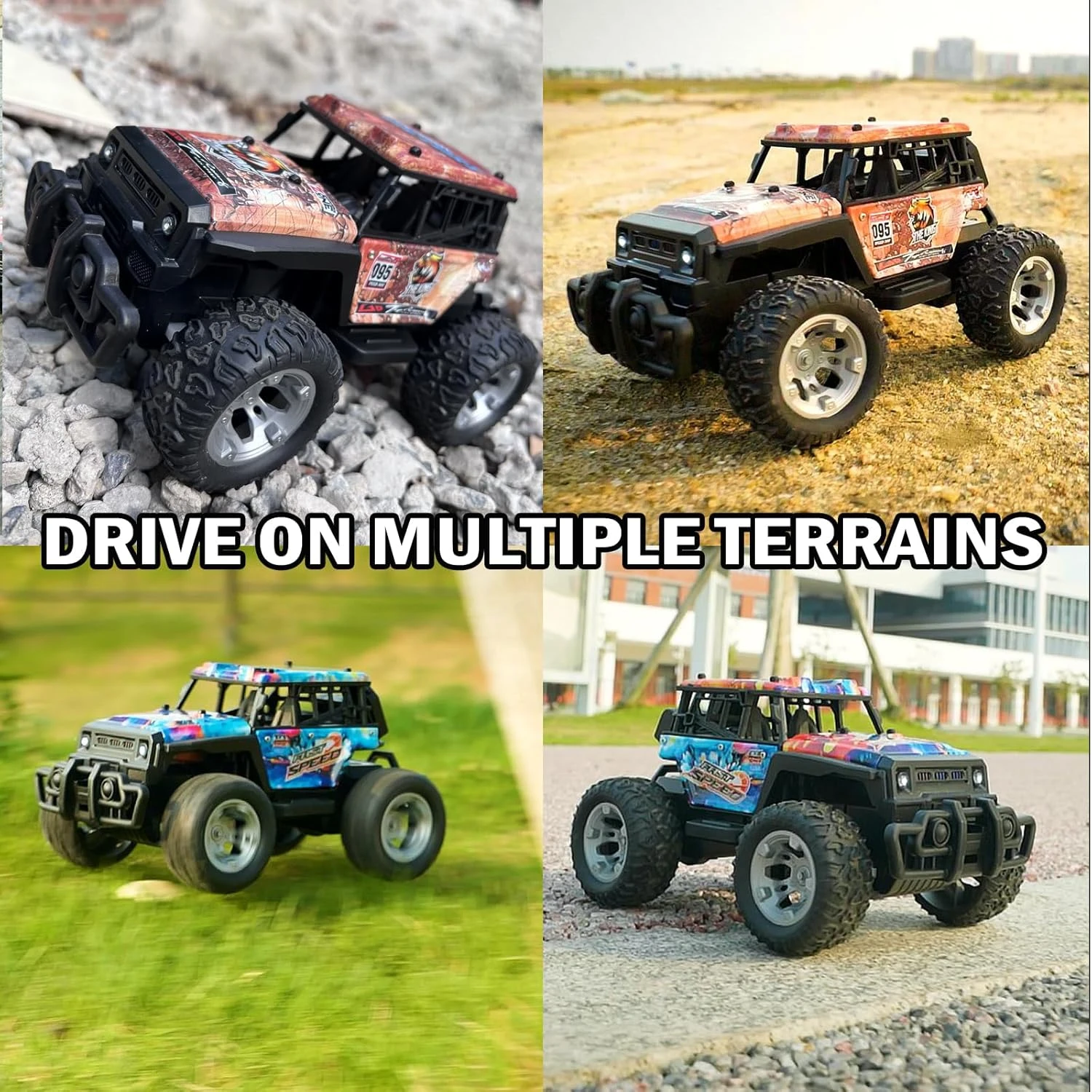 Kids Rc Monster Truck 1/20 All-Terrain Remote Control Cars 2.4g Without Controller Interference 8 Kids Rc Monster Truck 1/20 All-Terrain Remote Control Cars 2.4g Without Controller Interference - Image 8
