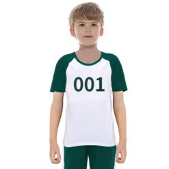Kids Players T-shirt Game Cosplay Shirt For Party And Daily Wear -Children Toys Sale Kids Squid Game T shirt Cosplay Costume 9