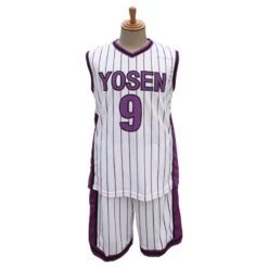 Kuroko's Basketball Cosplay Jersey Yosen 9 Murasakibara Atsushi 12 Costume Uniform -Children Toys Sale Kuroko No Basuke Yosen 9 Murasakibara Atsushi Basketball Jersey