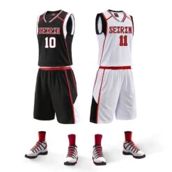 Kuroko's Basketball Jersey SEIRIN High School Basketball Uniform Cosplay Vest And Shorts