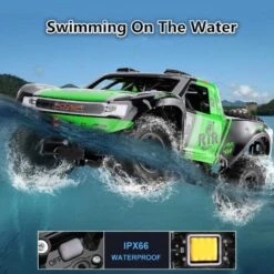 Amphibious RC Cars 1/8 Scale RC Rock Crawler Radio Controlled Monster Truck 100% Waterproof 18 Amphibious RC Cars 1/8 Scale RC Rock Crawler Radio Controlled Monster Truck 100% Waterproof -Children Toys Sale Large Amphibious Monster Truck 4