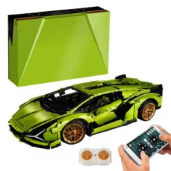 1280 PCS RC Racing Lambo Car 1/14 Remote Control Sports Cars Building Blocks W/ App Remote -Children Toys Sale Lego Lambo Remote Control Lamborghini