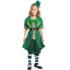Leprechaun Costume Kids Adults Saint Patricks Day Outfit Green Irish Fancy Dress Full Set