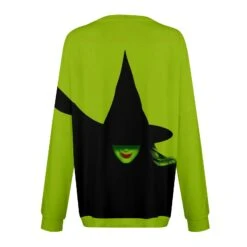 Unisex Wicked Hoodie Women Men The Witch Hooded Green Sweatshirt For Halloween Party -Children Toys Sale Long Sleeve Wicked Shirt 1